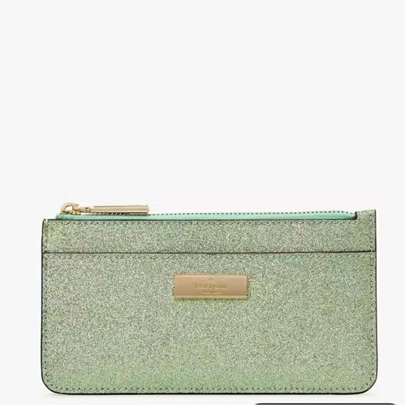Kate Spade Kenzie Boxed Glitter Large Slim Cardholder - Picture 3 of 4